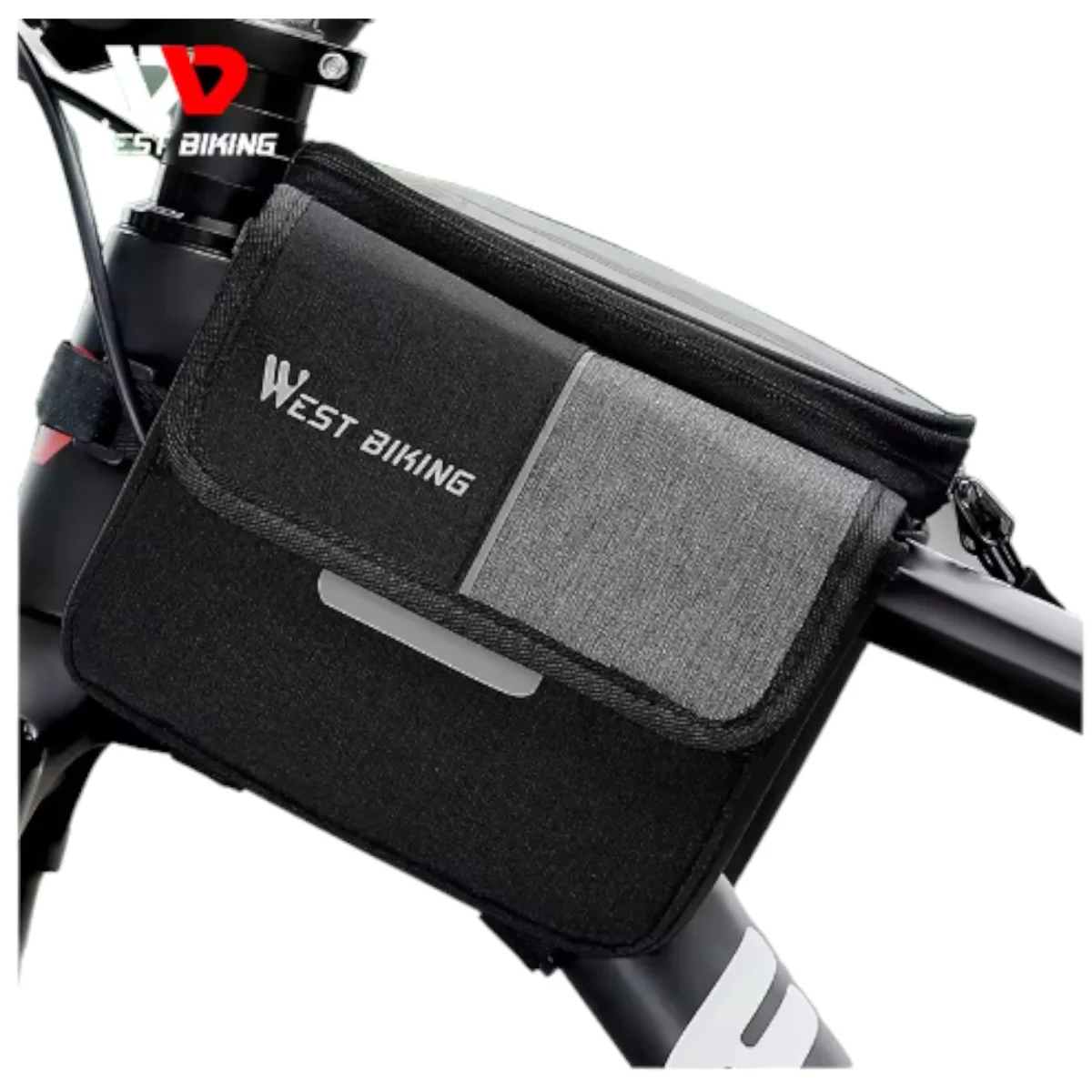 Sacoche avec support de téléphone de Luxe - Des Équipements Pensés pour Profiter de Chaque Instant Dehors SACOCHE TELEPHONE VÉLO ÉTANCHE, ESPACE DE RANGEMENT-SUPPORT TÉLÉPHONE VELO  NOIR | Decathlon