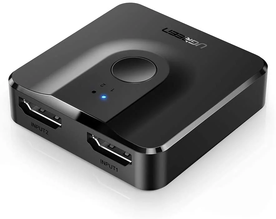 Switch(Commutateur) HDMI 4K 60Hz bidirectionnel 2 Entrées à 1 Sortie ou 1 Entrée à 2 Sorties – UGREEN - Organisation de la maison avec des solutions de rangement - {'count': 1, 'name': 'Dur'}