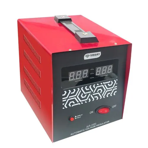 SMART AVR-2000 Stabilisateur Automatique Régulateur de Tension – 2000 Va – Rouge - ​Drones Professionnels & Grand Public | Boutique Française
