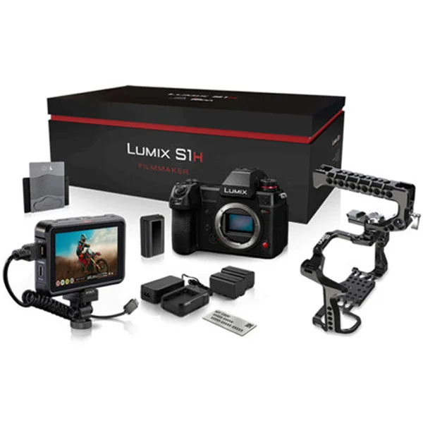 Panasonic Lumix DC S1H Filmmaker Kit Vidéo Saldi Straordinari Offerte Speciali Disponibili Adesso