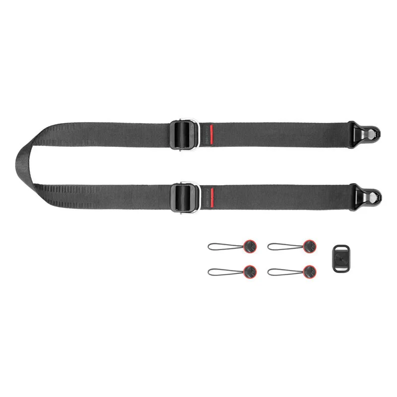 PEAK DESIGN SLIDE LITE V2 NOIR COURROIE - ​Drones Professionnels & Grand Public | Boutique Française​ Peak Design Courroie Leash L2 au meilleur prix | Octobre 2026 | idealo.fr