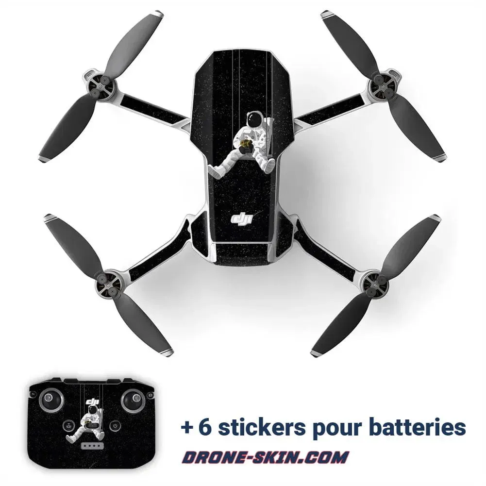 Sticker Drone DJI Blue Spacer ​Drones Professionnels Grand Public Boutique Française