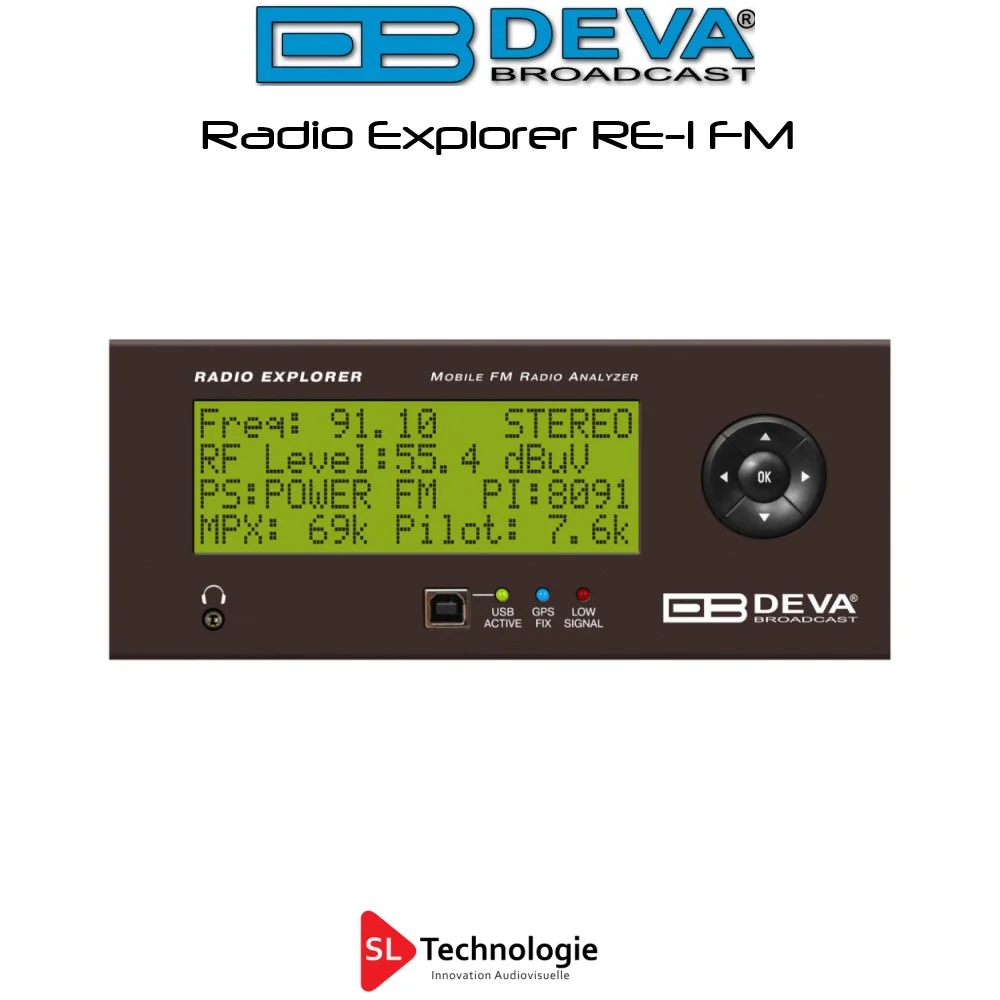 Radio Explorer RE1-FM DEVA Analyseur et monitoring FM Mobile - Saldi Straordinari – Offerte Speciali Disponibili Adesso - analyseur monitoring fm mobile