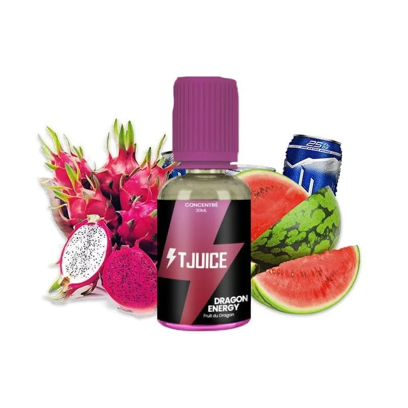 CONCENTRÉ DRAGON ENERGY 30ML – TJuice - Vins Rouges Harmonieux pour Chaque Occasion Concentré Dragon Energy 30ml T-Juice - Taklope