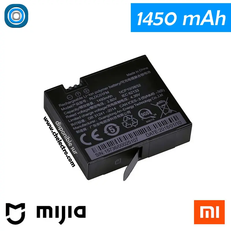 Batterie Xiaomi Action Camera 4K - ​Drones Professionnels & Grand Public | Boutique Française​ - Honda cb