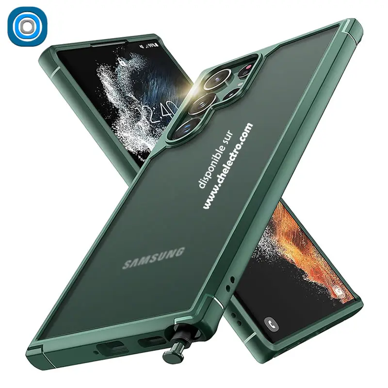 Coque Samsung S22 Ultra | Clear green - ​Drones Professionnels Ukraine' & Grand Public | Boutique Française