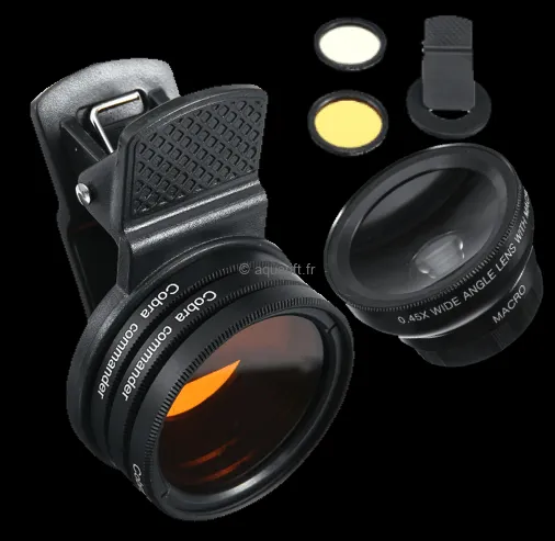 Aquarium Studio lentille grand angle + filtre smartphone - ​Drones Professionnels & Grand Public | Boutique Française​ - {'count': 1, 'name': 'FILTER'}