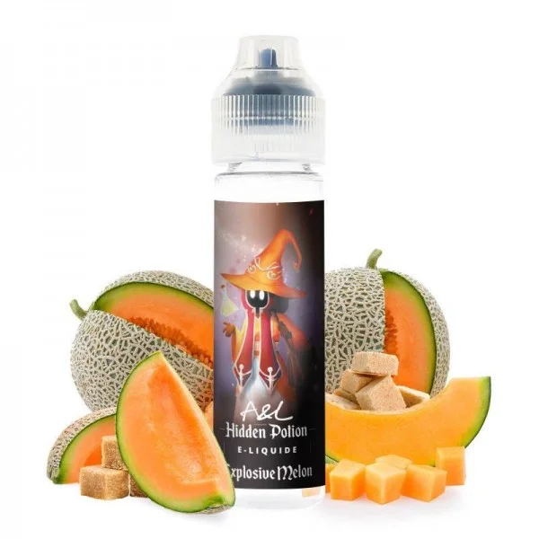 E-liquide Explosive Melon 50ml – Hidden Potion / Arômes et Liquides - Saldi Straordinari – Offerte Speciali Disponibili Adesso Eliquide FR Pastèque Litchi Potions Curieuses Curieux 50ml - Nicovip