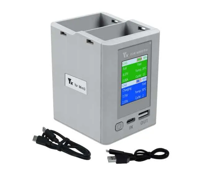 DJI Mini 3 Pro - Hub de chargement 2 en 1 pour batteries avec mode Storage - ​Drones Professionnels & Grand Public charged | Boutique Française