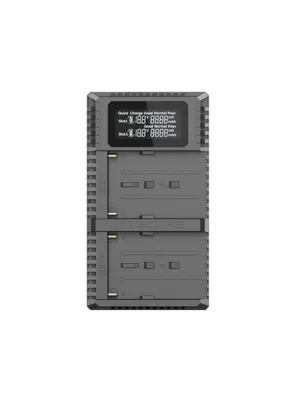 Nitecore Chargeur Double USN3 pour batterie Sony NP-F - ​Drones Professionnels & Grand Public | Boutique Française​ - Accus