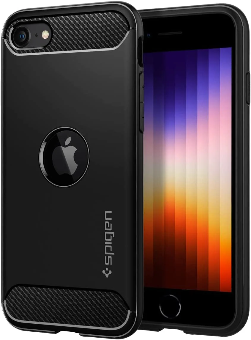Coque protection Compatible iPhone Compatible iPhone Noir Spigen Rugged Armor Organisation maison solutions rangement