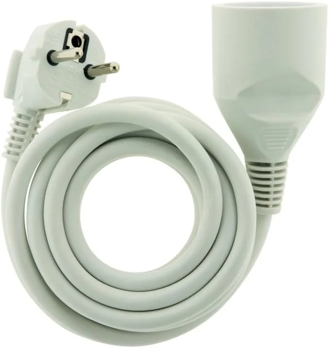 Rallonge 230V, 3m, 1.5mm², NF - Saldi Straordinari – Offerte Speciali Disponibili Adesso Rallonge Électrique Ménager L. 2 M, 6A, H03Vvf 2X0.75 Inotech