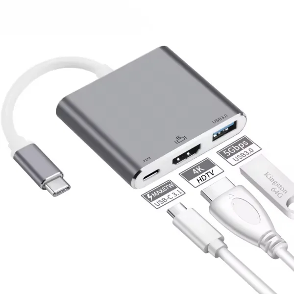 R SCAR CONVERTISSEUR TYPE-C RS-TCHD3IN1 - Saldi Straordinari – Offerte Speciali Disponibili Adesso Convertisseur R SCAR RS-TCHDUSB 4-IN-1