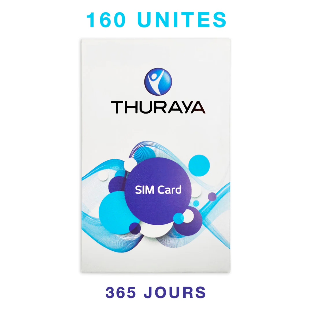 Carte SIM Prépayée Thuraya NOVA 160u + 10u Offertes - Accessoires Outdoor pour Plus de Liberté de Mouvement - {'count': 1, 'name': 'Recharges'}