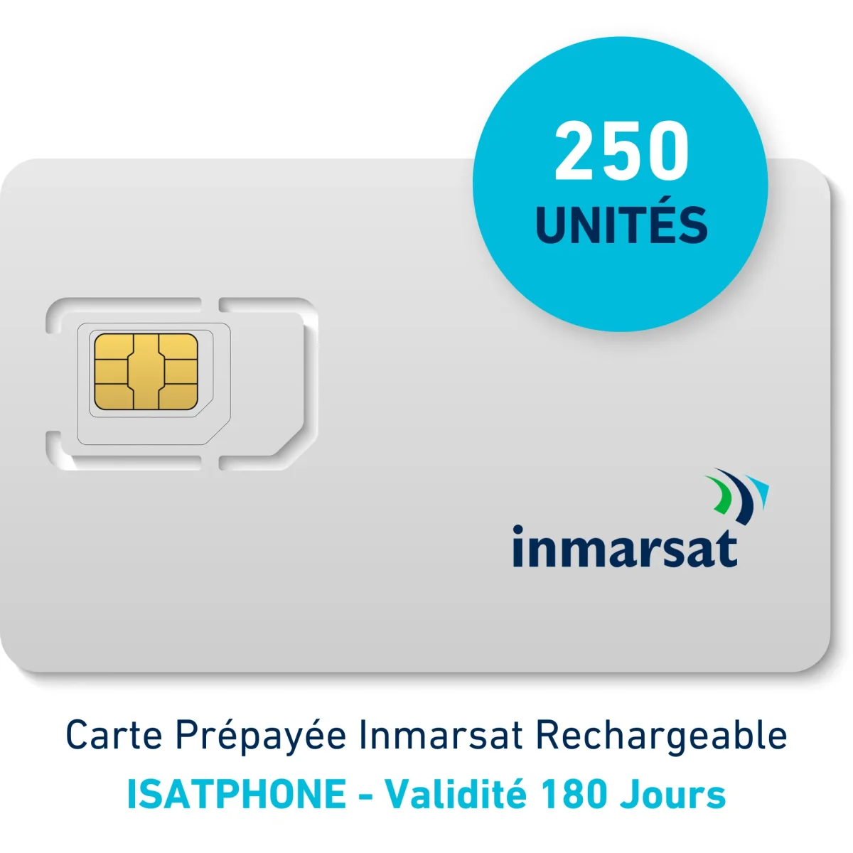 Carte Rechargeable ISATPHONE UNITES JOURS Accessoires Outdoor Liberté Mouvement