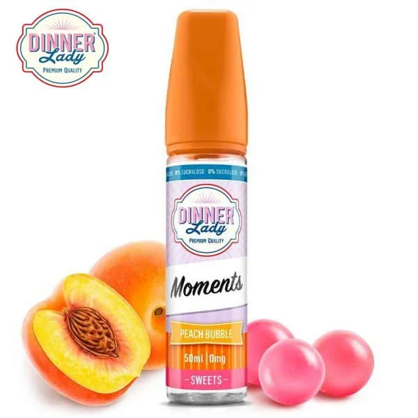 E-liquide Peach Bubble 50ml – Dinner Lady - Saldi ml Straordinari – Offerte Speciali Disponibili Adesso