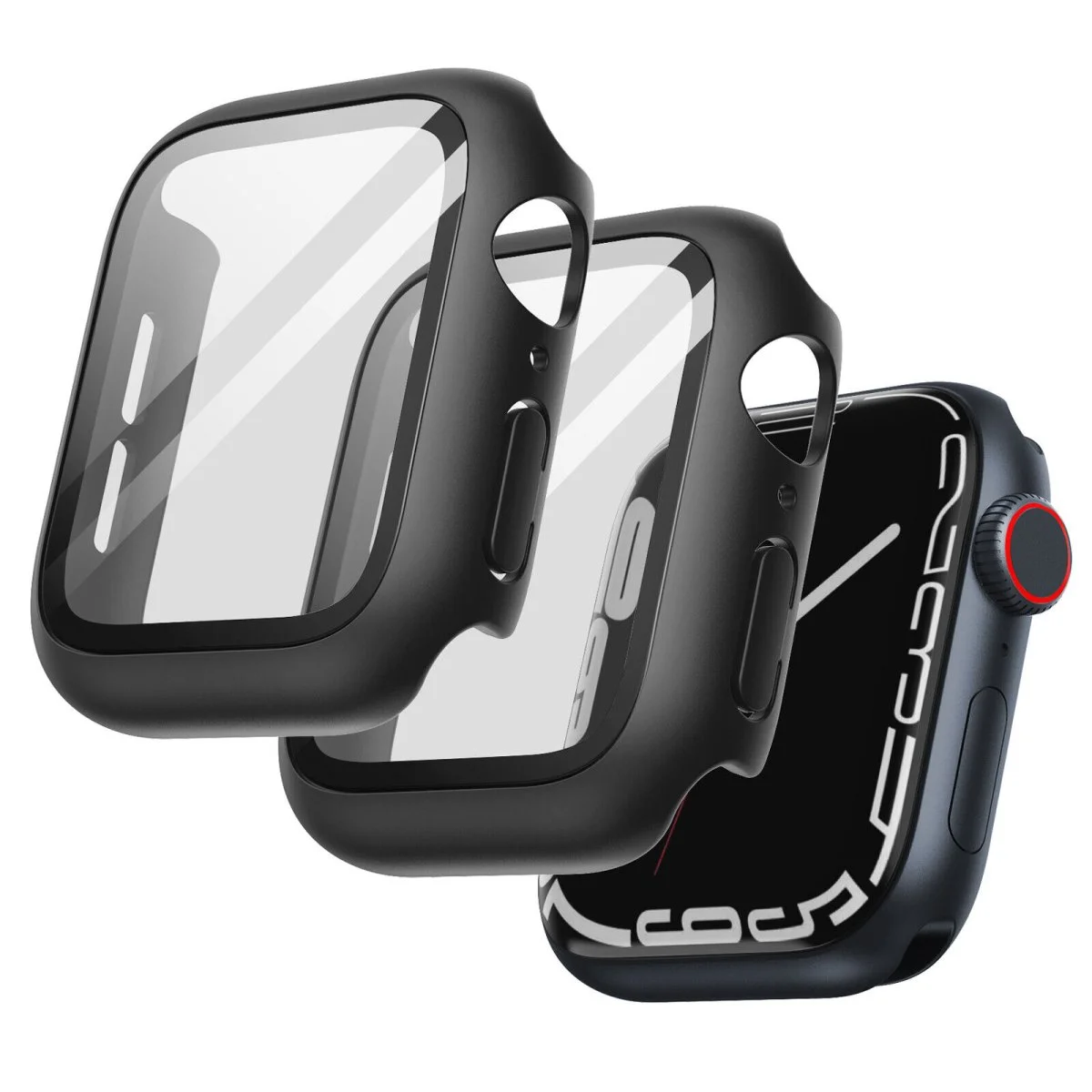 Coque avec protecteur d’ecran espace JETech Compatible avec Apple Watch Series 8 7 41mm - Organisation de la maison avec des solutions de rangement