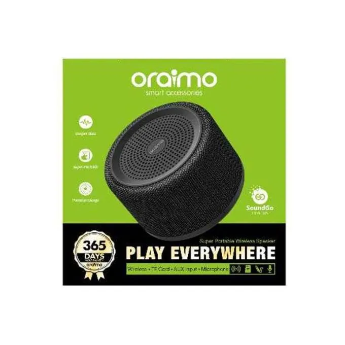 Oraimo Enceintes Bluetooth Fil Oraimo OBS-33S Noir ​Boulangerie Pâtisserie Pain Levain Viennoiseries