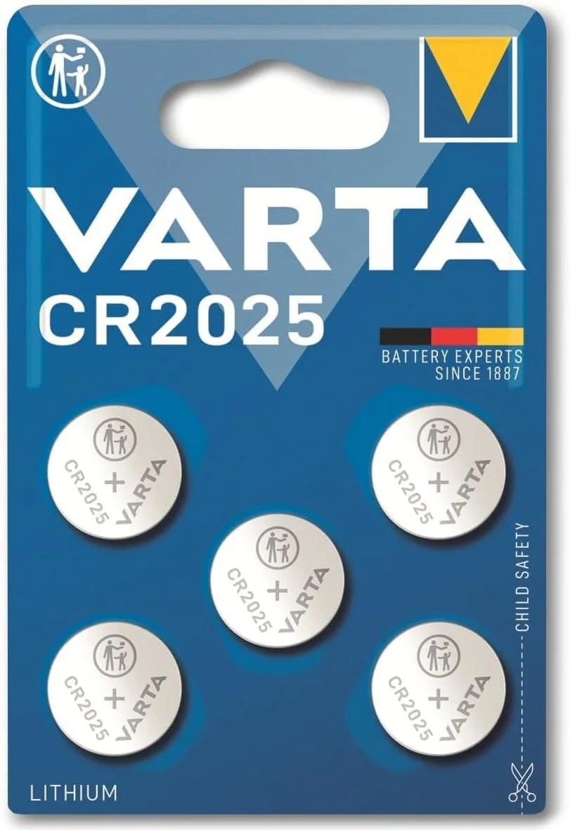 Piles Bouton CR2025, lot de 5, Lithium Coin, 3V, emballage sécurisé pour les enfants – VARTA - Organisation de la maison avec des solutions de rangement Varta Industrial Baby C/LR14 Lot de 4 Piles alcalines : Amazon.fr: High-Tech