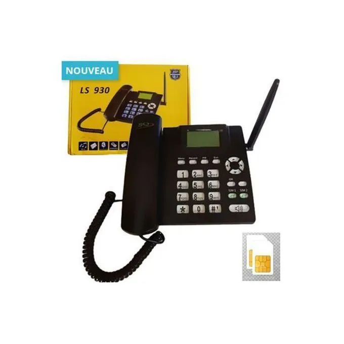 TÉLÉPHONE GSM 2 SIM LS 930 – Noir - ​Boulangerie-Pâtisserie | Pain au Levain & Viennoiseries​ - {'count': 1, 'name': 'bandes'}