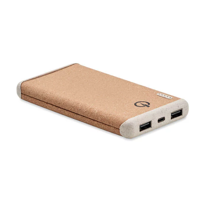 Powerbank en liège et paille de blé – 10000mAh – RALIA - Saldi Straordinari – Offerte Speciali Disponibili Charge Adesso