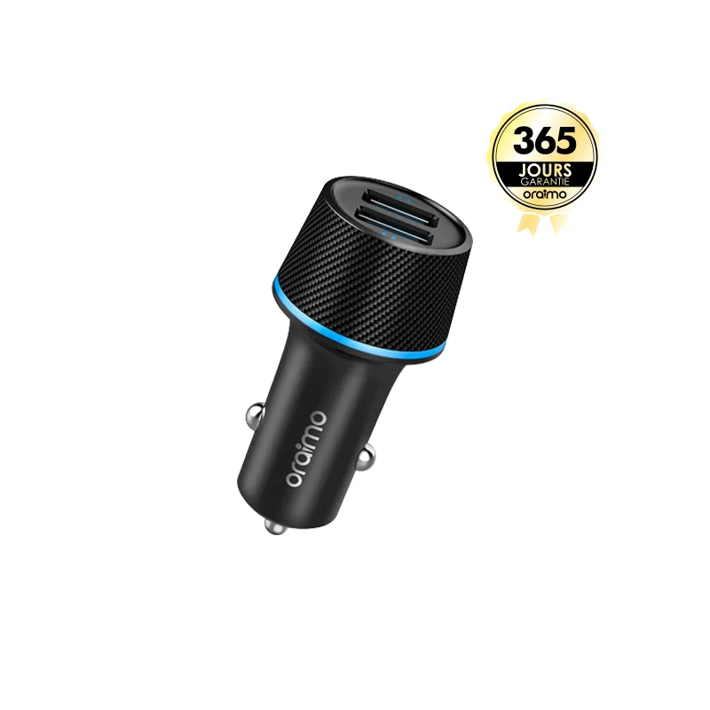 Oraimo Chargeur de Voiture Double Port - Saldi Straordinari – Offerte Speciali Disponibili Adesso - voiture port louis