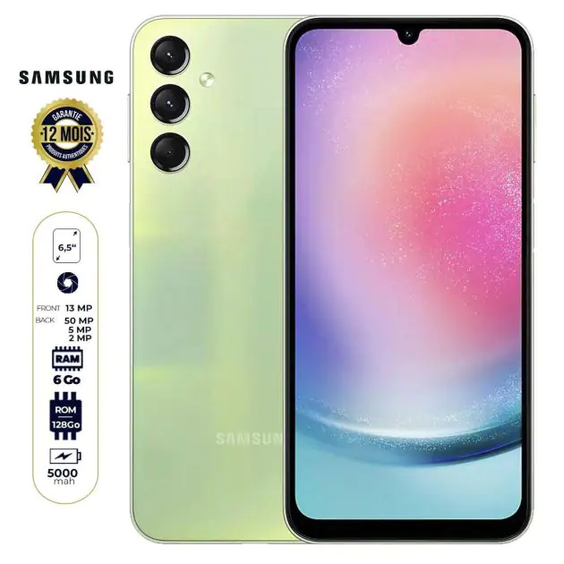 Samsung Galaxy A24 4G – 6.5″ – Lab 128 Go/6Go- PS - Saldi Straordinari – Offerte Speciali Disponibili Adesso