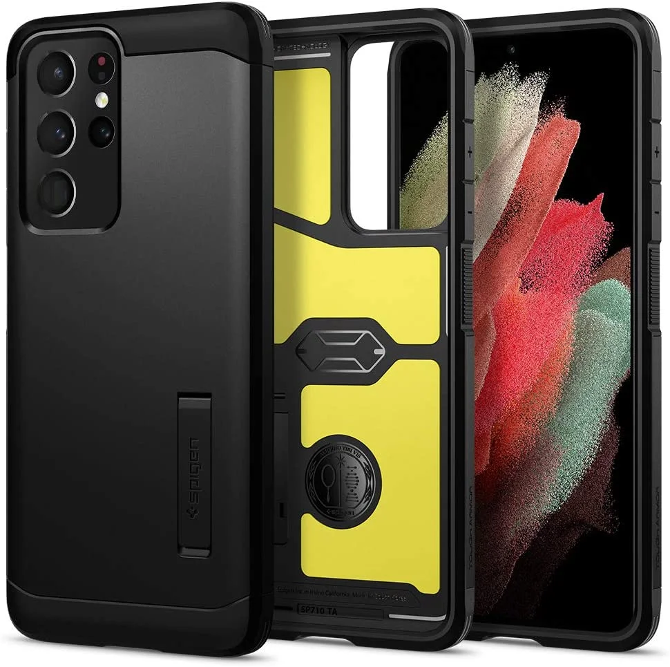 Coque compatible avec Samsung Galaxy S21 Ultra – Noir – Spigen Tough Armor - Organisation de la maison avec des solutions de rangement Lot de 5 organisateurs de tiroirs en tissu noir 44 x 25 x 11 cm B&b home |  Maisons du Monde
