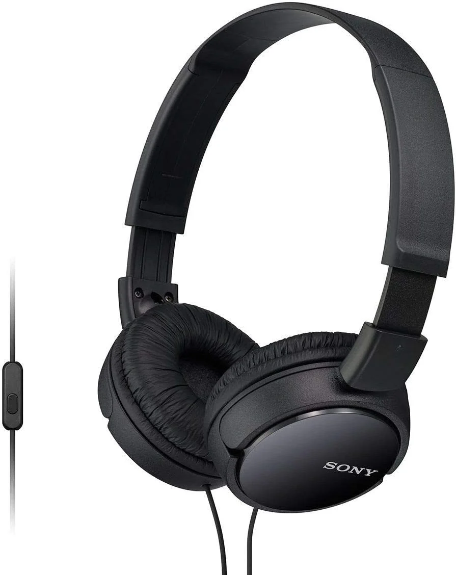 Casque pliable microphone Noir Sony MDR ZX110APB Organisation maison solutions rangement