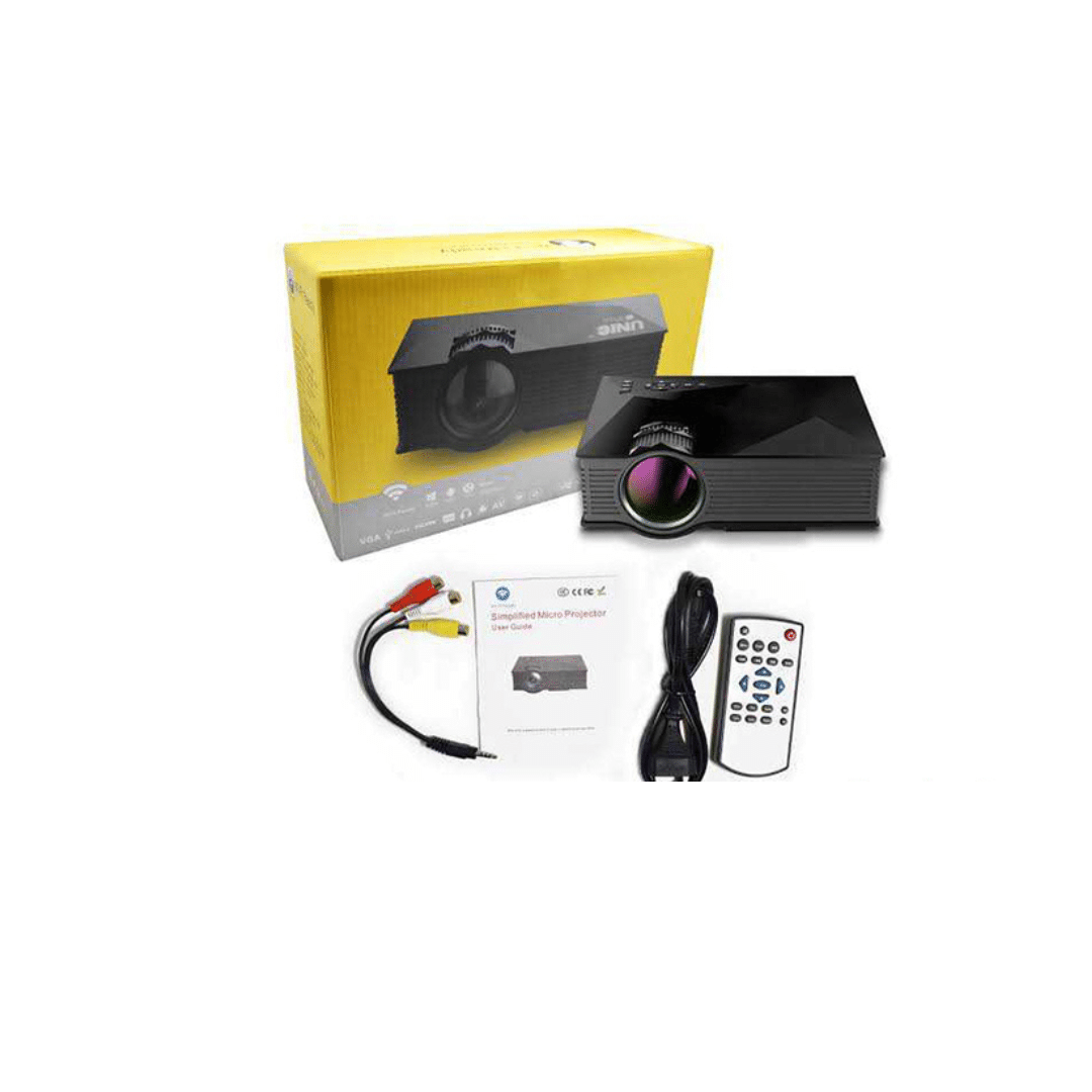 Mini High Projecteur (Wifi/DLNA, Connexion USB) – LED Projector Version Améliorée – Noir - Vins Rouges Harmonieux pour Chaque Occasion
