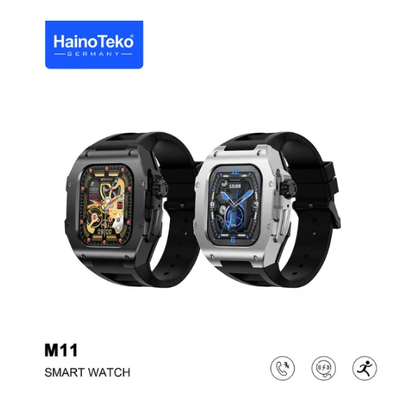 Montre Connectée HainoTeko M11 Appels Bluetooth Boîtier Métal Santé Saldi Straordinari Offerte Speciali Disponibili Adesso