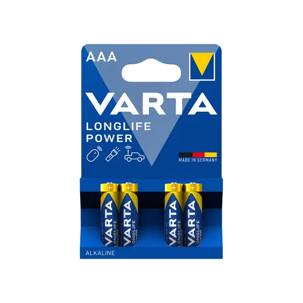 Varta Long Life AAA alkaline batterijen (10x 4 stuks) - Vins Rouges Harmonieux pour Chaque Occasion - {'count': 1, 'name': 'Company'}