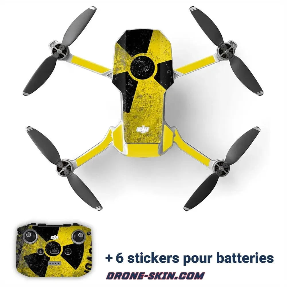 Sticker pour Drone DJI mini 1 et 2 Radioactive - ​Drones Professionnels & Grand Public | Boutique Française​ Fully Built & Ready-To-Ship Drones | Rotor Riot - FPV Drones & Parts