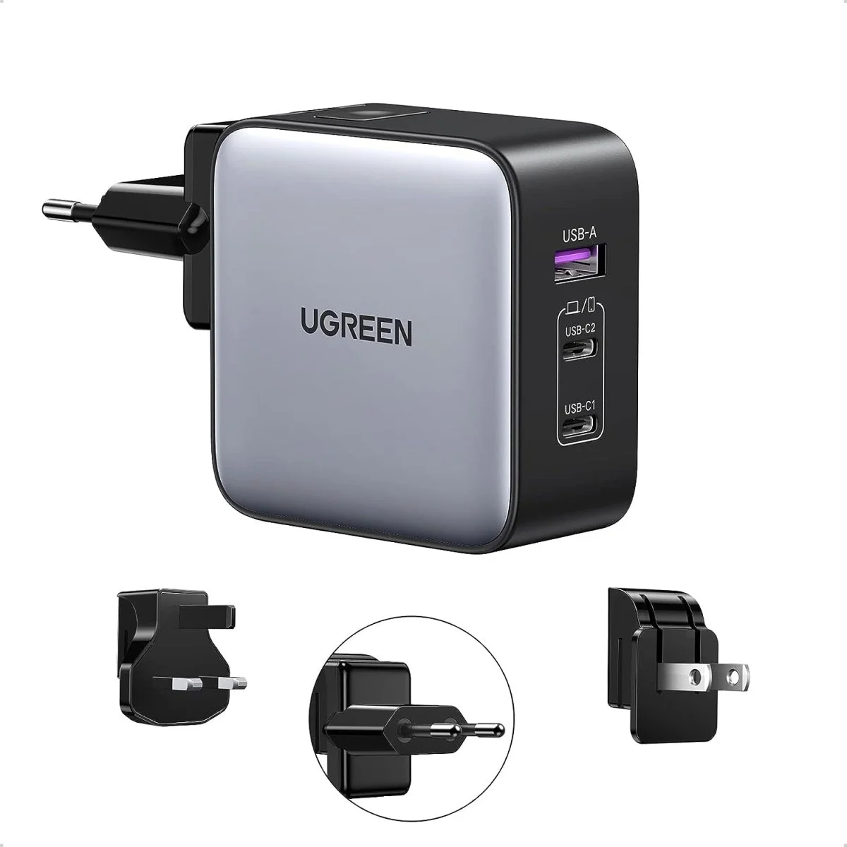Chargeur Rapide Voyage Nexode GaN port Prises US Ugreen Organisation maison solutions rangement