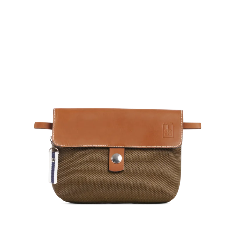 Pochette Mobile Givré Kaki Étiquette - Vins Rouges Harmonieux pour Chaque Occasion