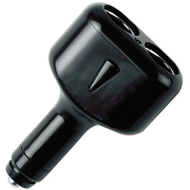 Double prise allume-cigare en T 12/24V - Accessoires Outdoor pour Plus de Liberté rouge de Mouvement