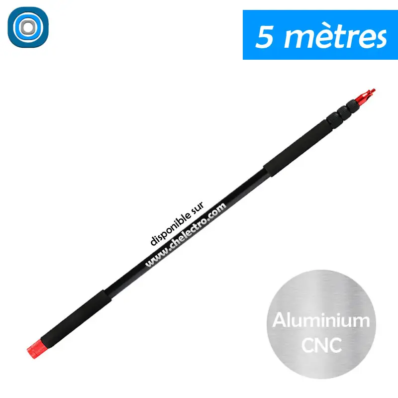 Perche micro | 5 mètres - ​Drones Professionnels & Grand Public | Boutique Française​ - Cable