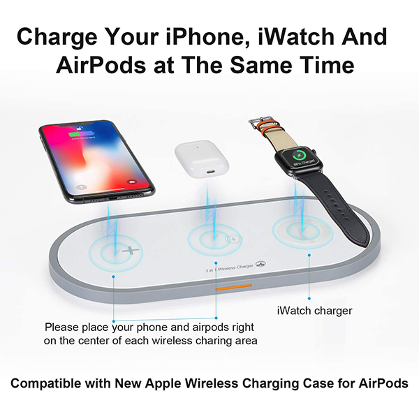 Station de charge San fil pour iphone airpod apple watch - ​Drones Professionnels & Grand Public | Boutique Française​ - {'count': 2, 'name': 'Atom'}
