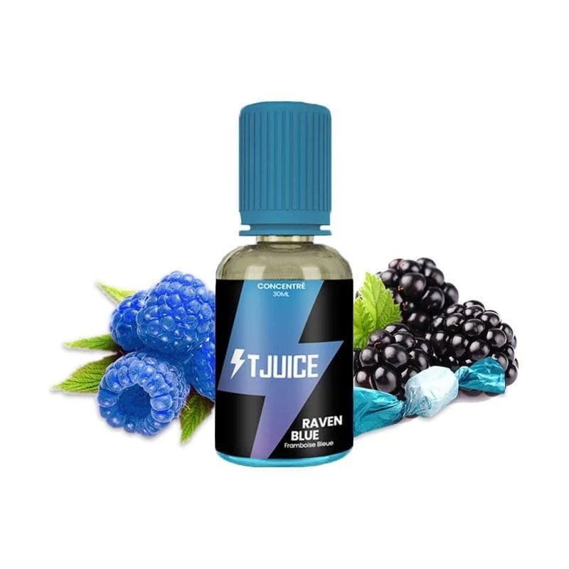 CONCENTRÉ RAVEN BLUE 30ML – TJuice - Vins Rouges Harmonieux pour Chaque Occasion Concentrés TJUICE - Vapot 33 - E-cigarette & E-liquide