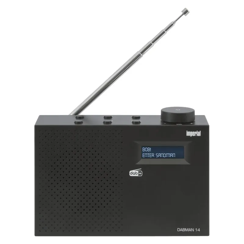 IMPERIAL Electronic DABMAN 14 RADIO PORTABLE NOIR DAB+ - ​Drones Professionnels & Grand Public | Boutique Française