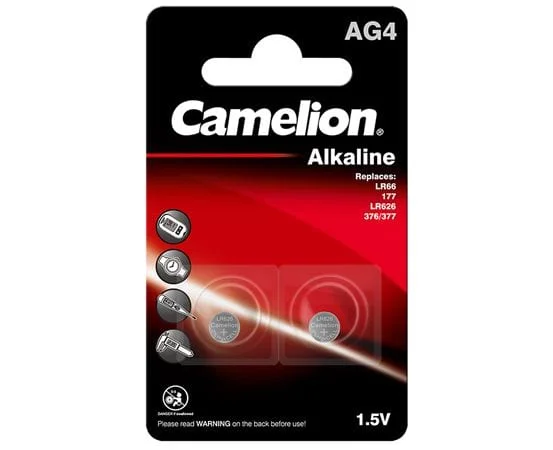 Blister 2 piles AG 4 / LR66 / LR626 / 377 Camelion - Saldi Straordinari – Offerte Speciali Disponibili Adesso SHOP-STORY - CAMAG4 : Pack de 10 Piles Camelion Alcaline AG4 / LR66 / LR626  / 377 / 1,5V au meilleur prix | E.Leclerc