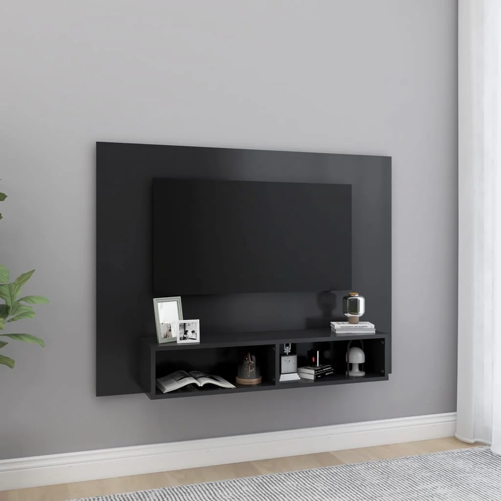 Meuble TV mural en bois gris 120×90 (MARKETPLACE) - Édition Limitée – L’Art de la Table Française en Promotion ! - {'count': 1, 'name': '𝐌𝐈𝐑𝐀𝐆𝐄'}