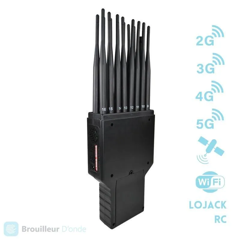Brouilleur GPS Bloque Téléphone Portable WIFI ​Drones Professionnels Grand Public Boutique Française
