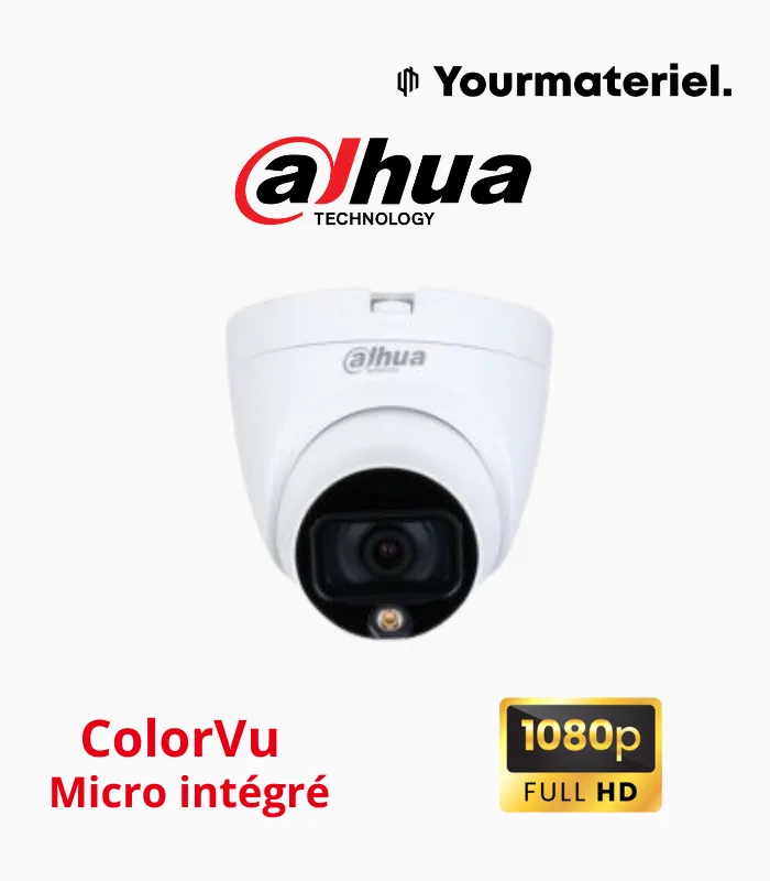 Camera DAHUA 2mp ColoVu Led dôme Micro intégré - Saldi Straordinari – Offerte Definition Speciali Disponibili Adesso