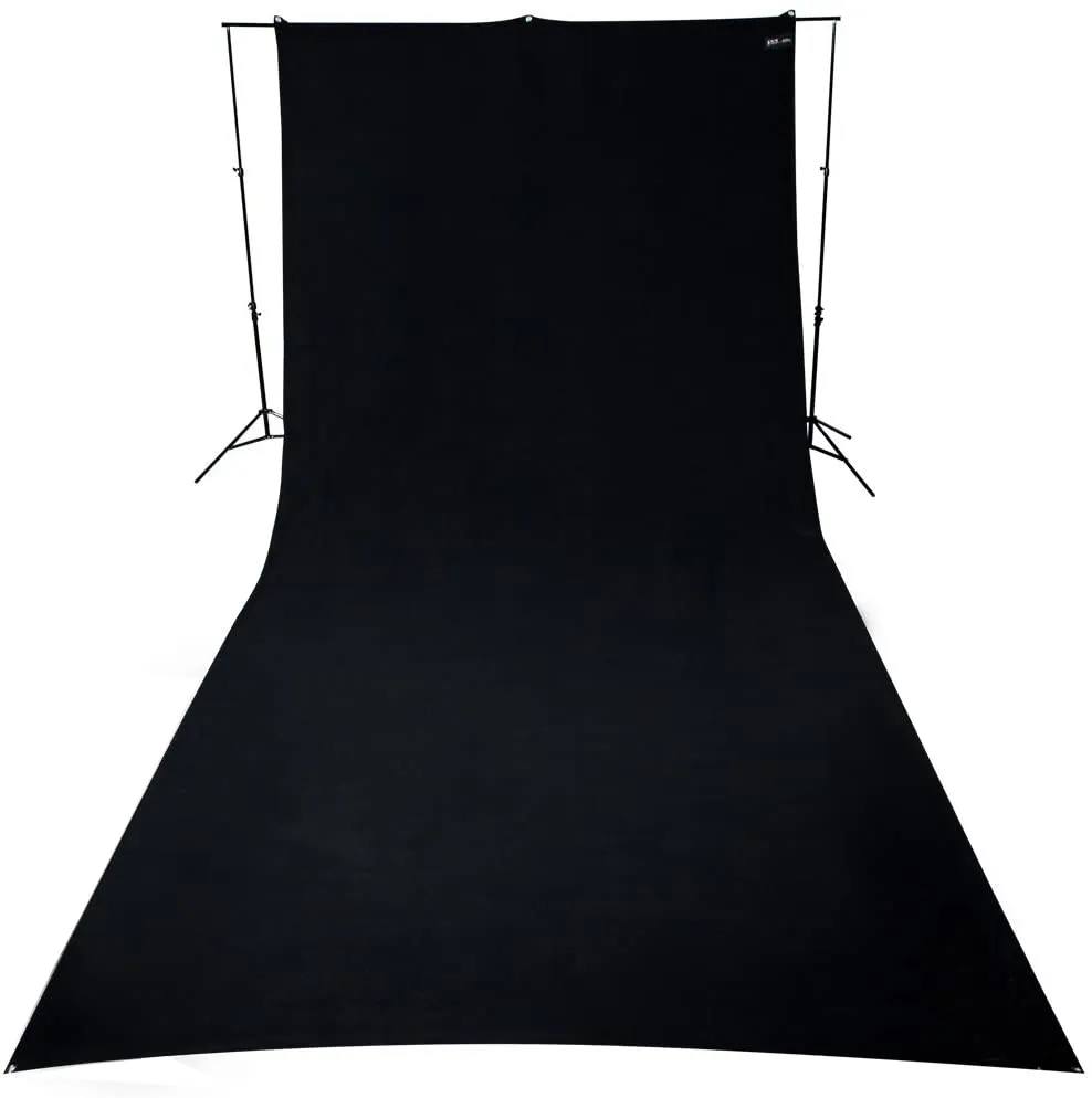 Westcott Wrinkle-Resistant Backdrop – Noir (2,7 x 6,1m) - ​Drones Professionnels & Grand box Public | Boutique Française