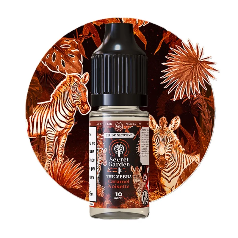 E-liquide Caramel & Noisette – The Zebra Salt 10 ml – Secret Garden / Secret’s Lab - Saldi Straordinari – Offerte Speciali Disponibili Adesso - secret garden e-liquide 038 millilitre secret secret'