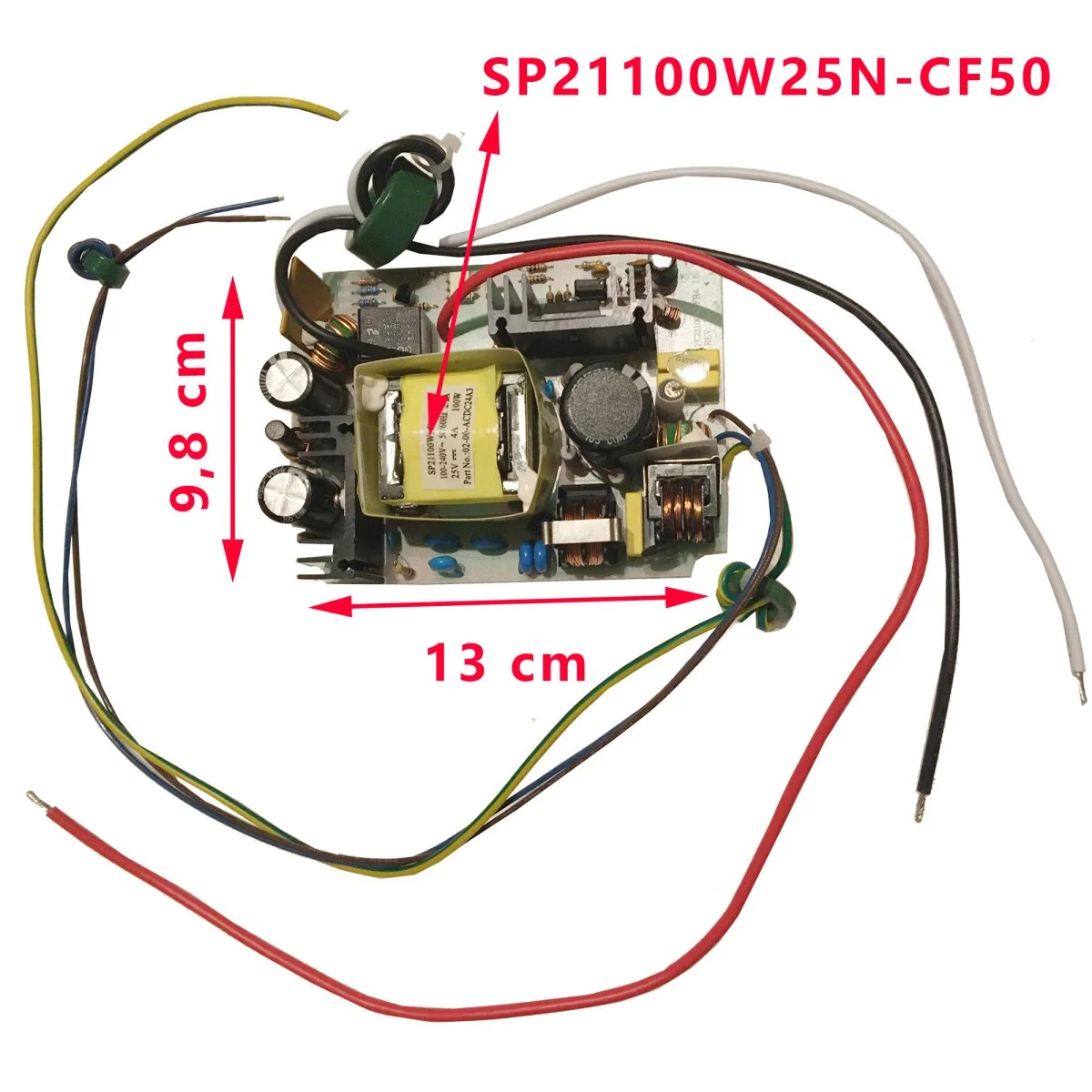 Convertisseur SP21100W25N-CF50 100-240V  50/60 Hz 2,2 A 25V  4A 100W Part No .: 02-00-ACD 24A3 pour CF 35, CF40, CF50, CF60 WAECO Dometic - Accessoires Outdoor pour Plus de Liberté de Mouvement - {'count': 1, 'name': 'Watt'}