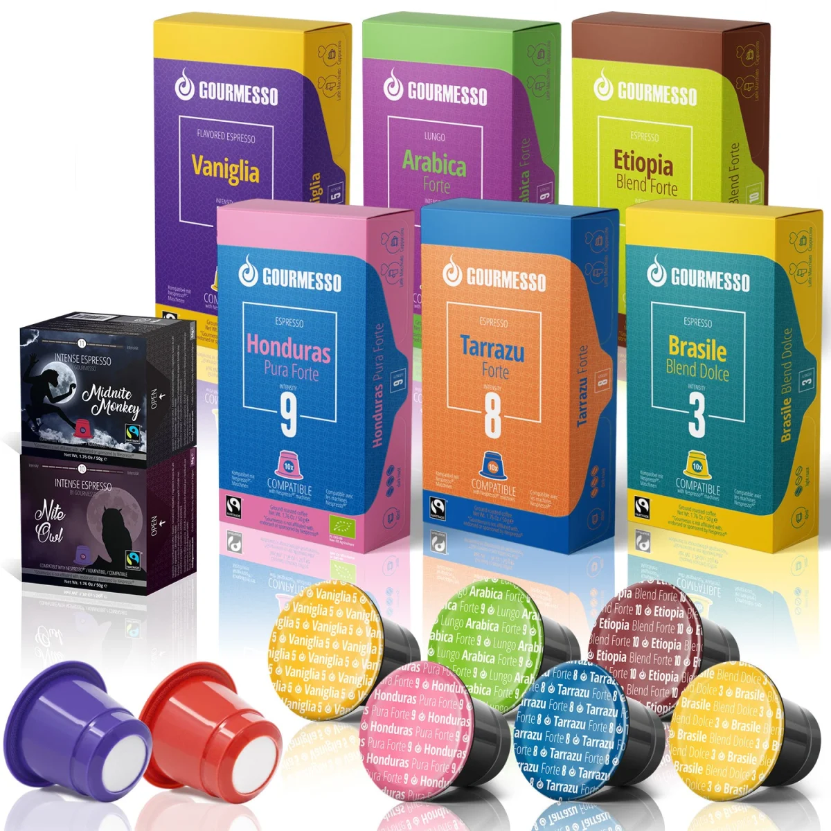 NEW CUSTOMER SPECIAL – BUY 6, GET 2 FREE – 80 Capsules – 8 Varieties - Saldi Straordinari – Offerte Speciali Disponibili Adesso - {'count': 1, 'name': 'Formula'}