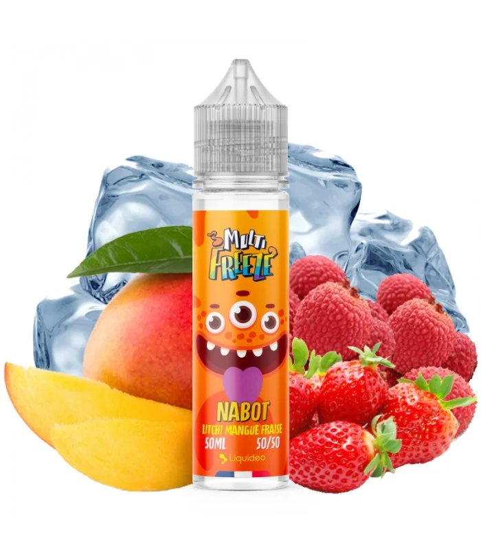 E-liquide Litchi Mangue Fraise 038 Fraîcheur Nabot Multi Freeze Liquideo Saldi Straordinari Offerte Speciali Disponibili Adesso