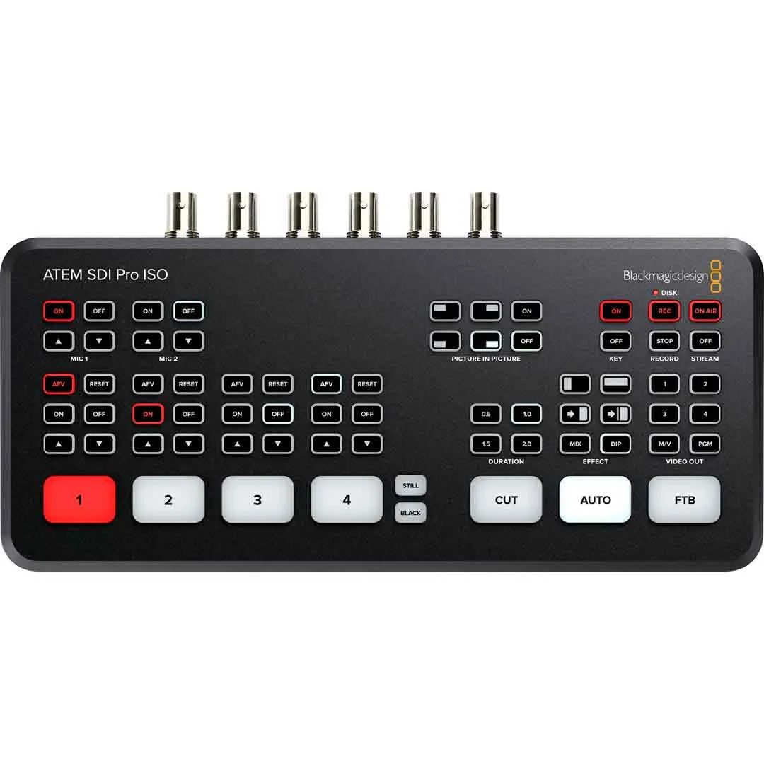 Blackmagic ATEM SDI Flexibilité Pro ISO – Mélangeur - Saldi Straordinari – Offerte Speciali Disponibili Adesso